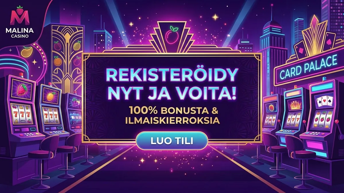 Rekisteröidy bonuksella